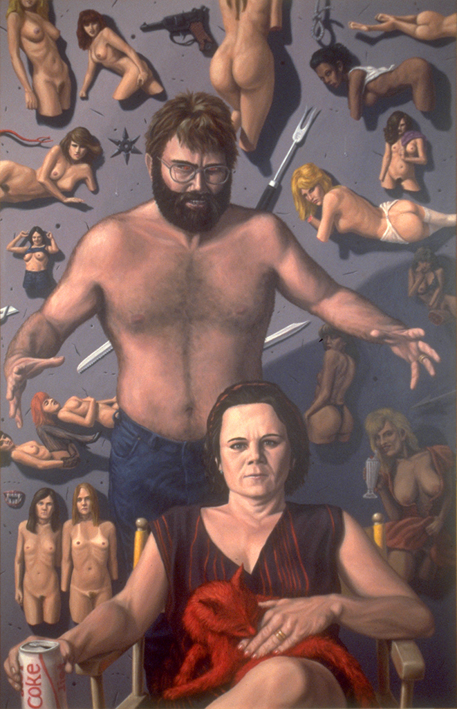 Still-wife with red cat